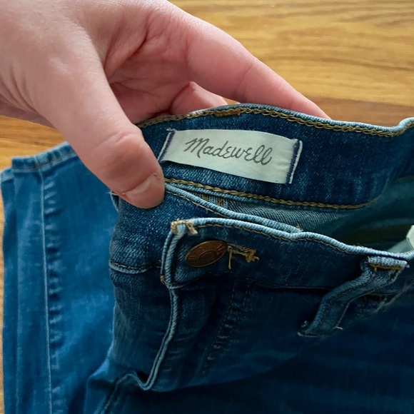 Madewell Women's Skinny Jeans in Deep Blue Stretch Denim Size 30 - Picture 2 of 9